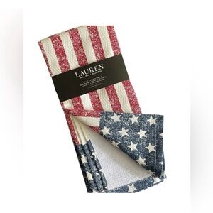 Lauren Ralph Lauren July 4thRed, White, and Blue Star-Striped Kitchen Towels